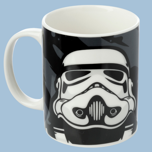 Original Stormtrooper Black Mug Star Wars Fan Gift 1976 Stormtrooper Design Sci Fi Lover Present Vintage Design Porcelain Cup Ideal Fun Gift