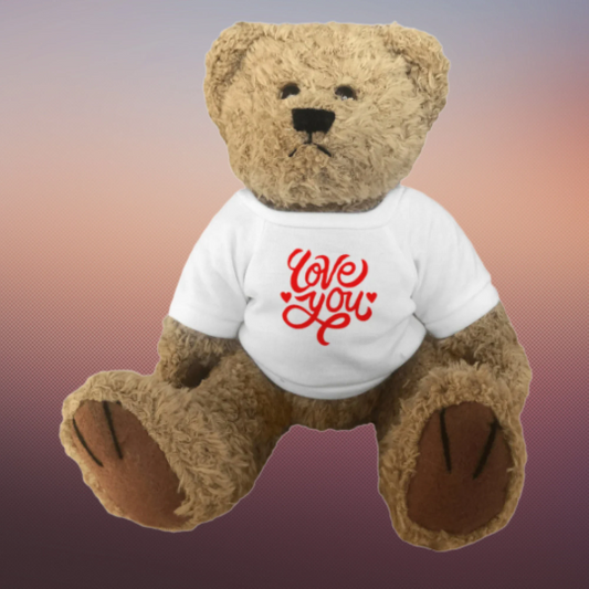 Love You Teddy Bear | Perfect Gift For Valentines Birthday Anniversary Christmas Or Father's And Mother's Day | Soft Toy For Your Soulmate