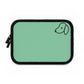 Green Laptop/Tablet Sleeve with Dog