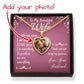 Beautiful Heart Pendant With Message Card