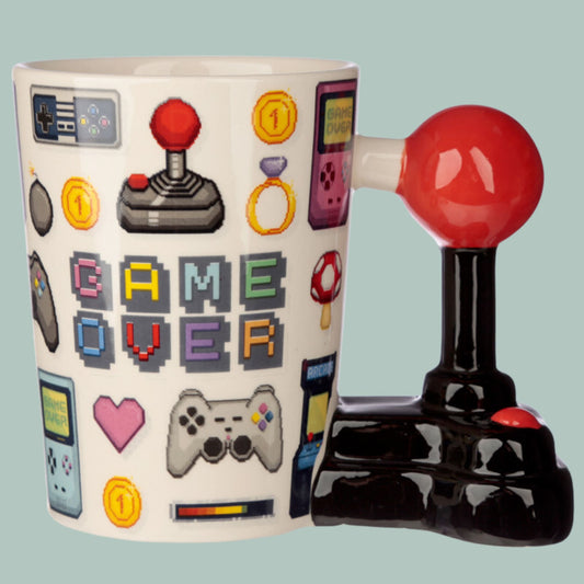 Joystick Handle Gamer Mug Ceramic Gaming Lover Gift Present For Gamer Cute Mug Ideal Christmas Gift Birthday Gift Video Game Memorabilia Fun